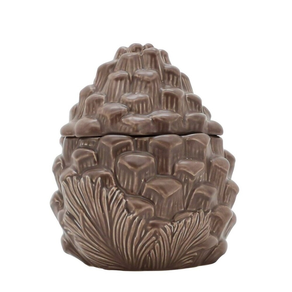 Bee & Willow Decorative Earthenware Pinecone Candy Dish Thanksgiving Christmas